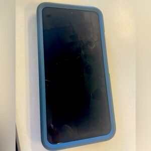 Black Samsung Galaxy S22 phone